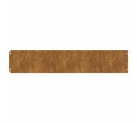 vidaXL Lawn Edging Pack of 10, Flexible Lawn Edging, Flower Bed Edging for Garden, Courtyard, Path, Flower Bed Border, Garden Border, Corten Steel
