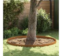 vidaXL Lawn Edging Rusty 450 x 0.05 x 15 cm Weathering Steel