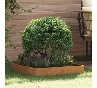 vidaXL Lawn Edging Rusty 60 x 60 x 13 cm Weathering Steel