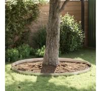 vidaXL Lawn Edging Silver 450 x 0.05 x 15 cm Stainless Steel