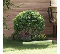 vidaXL Lawn Edging Silver 60 x 60 x 13 cm Galvanised Steel