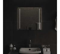 LED Bathroom Mirror Washroom Wall-mounted Light up Mirror Multi Sizes vidaXL