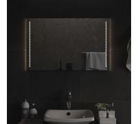 LED Bathroom Mirror Washroom Wall-mounted Light up Mirror Multi Sizes vidaXL