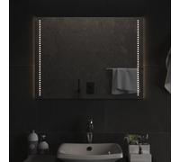 LED Bathroom Mirror Washroom Wall-mounted Light up Mirror Multi Sizes vidaXL