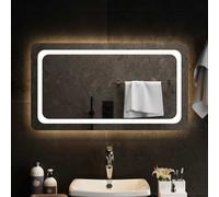 vidaXL LED Bathroom Mirror 90x50 cm