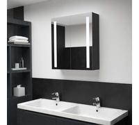 vidaXL LED Bathroom Mirror Cabinet 62x14x60 cm UK