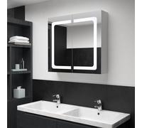 vidaXL LED Bathroom Mirror Cabinet 80x12.2x68 cm