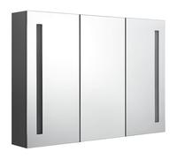 vidaXL LED Bathroom Mirror Cabinet Furniture Storage Rack Vanity Unit Washroom W