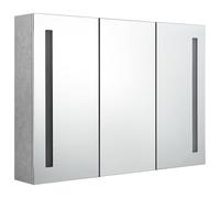 vidaXL LED Bathroom Mirror Cabinet Furniture Storage Rack Vanity Unit Washroom W