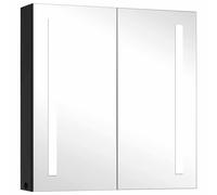 vidaXL LED Bathroom Mirror Cabinet LED Mirrored Cabinet Medicine Cabinet Wall LE