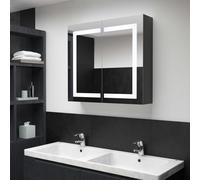 vidaXL LED Bathroom Mirror Cabinet Medicine Cabinet LED Mirrored Cabinet Home