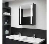 vidaXL LED Bathroom Mirror Cabinet Vanity Mirror LED Mirrored Cabinet Wall
