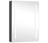 vidaXL LED Bathroom Mirror Cabinet Vanity Mirror LED Mirrored Cabinet Wall LED B