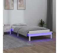 Solid Wood LED Bed Frame Home Bedstead Platform Bed Multi Colours/Sizes vidaXL