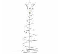 vidaXL LED Christmas Tree 100 LEDs Warm White 150 cm waterfall Xmas tree light