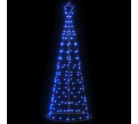 vidaXL LED Christmas Tree 200 LEDs Blue 182 cm