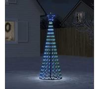 vidaXL LED Christmas Tree 275 LEDs Blue 180 cm