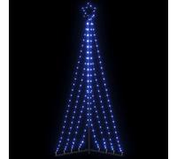 vidaXL LED Christmas Tree 339 LEDs Blue 187 cm, Blue