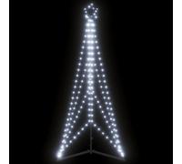 vidaXL LED Christmas Tree 363 LEDs Cold White 182 cm