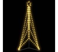 vidaXL LED Christmas Tree 363 LEDs Warm White 182 cm