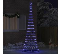 Vidaxl Led Christmas Tree Blue 100.5 X 100.5 X 302.5 Cm Metal