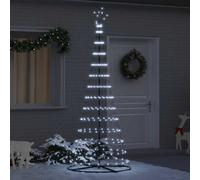 Vidaxl Led Christmas Tree Cool White 100 X 100 X 250 Cm Metal