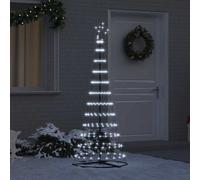 Vidaxl Led Christmas Tree Cool White 71 X 71 X 184.5 Cm Metal