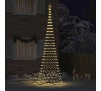 Vidaxl Led Christmas Tree Warm White 160 X 160 X 500 Cm Metal