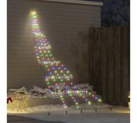 Vidaxl Led Christmas Tree With 168 Leds Multicolour 306 Cm Metal