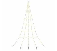 vidaXL LED Christmas Tree with 168 LEDs Warm White 306 cm Metal, Modern Living Room Decor, Durable Metal Frame, LED Tree with USB Lights, Festive Holiday Ambiance for Outdoor, Garden Display