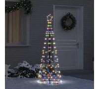 Vidaxl Led Christmas Tree With 390 Leds Multicolour 250 Cm Iron