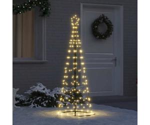 Vidaxl Led Christmas Tree With 390 Leds Warm White 250 Cm Iron