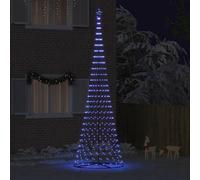 Vidaxl Led Christmas Tree With 550 Leds Blue 160 X 160 X 500 Cm Metal