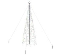 vidaXL LED Christmas Tree with 800 LEDs Multicolour 400 cm Iron, Modern LED Tree Decor, Indoor Seasonal Dcor, Holiday String Lights, Energy-Efficient, Easy Assembly