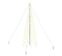 vidaXL LED Christmas Tree with 800 LEDs Warm White 400 cm Iron, Modern LED Tree Decor, Indoor Seasonal Dcor, Holiday String Lights, Energy-Efficient, Easy Assembly