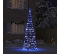 Vidaxl Led Christmas Tree With 800 Leds With Stand Blue 400 Cm Iron