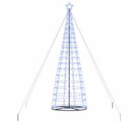 vidaXL LED Christmas Tree with 800 LEDs with Stand Blue 400 cm Iron, Living Room, Modern Christmas LED Display, Holiday Light Tree, Seasonal Dcor, Indoor Festive String Lights, Event Lighting