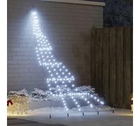 Vidaxl Led Christmas Tree With Ground Spikes Cool White 300 Cm Metal