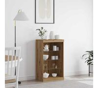Vidaxl Led Sideboard Artisan Oak 60.5 X 37 X 100 Cm Engineered Wood