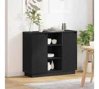 VidaXL LED Sideboard Old Wood 90 x 32 x 75 cm Engineered Wood