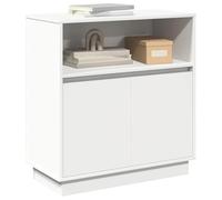 LED Sideboard with LED Strip Lights Engineered Wood Storage Home Modern vidaXL