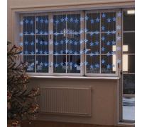 vidaXL LED Star Curtain Fairy Lights 500 LED Blue 8 Function