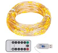 vidaXL LED String with 150 LEDs Warm White 15 m UK HOT