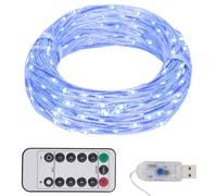 vidaXL LED String with 300 LEDs Blue 30 m