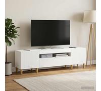 VidaXL LED TV Cabinet ARNHEM 153 X 35 X 43 Cm White Engineered Wood