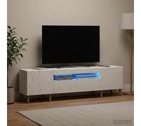VidaXL LED TV Cabinet DELFT 153 X 35 X 43 Cm White Engineered Wood