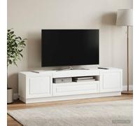 VidaXL LED TV Cabinet White Engineered Wood