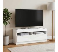 VidaXL LED TV Cabinet White Engineered Wood
