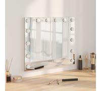 vidaXL LED White Vanity Mirror 50 x 10 x 44cm - Size: 44 x 50 x 10cm - Wilko