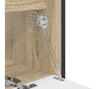 vidaXL Lid Support Hinge 2 pcs Silver 194 x 36 x 18 mm Iron